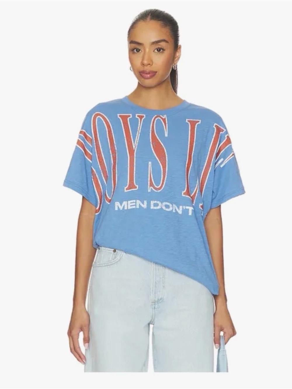 Boys Lie Ready To Ride Bf Tee Blue & Orange